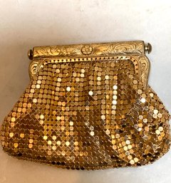 Vintage Gold Mesh Coin Purse