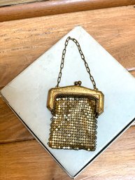 Vintage Small Whiting & Davis Gold Mesh Purse