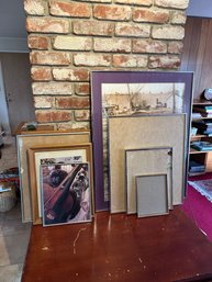 Vintage Picture Frames With Random Pictures