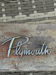 Vintage Car Emblem - Plymouth