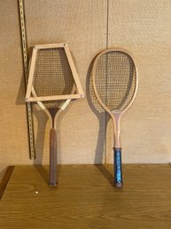 Vintage Harvard & Wright Ditson Championship Wooden Tennis Racket