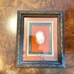 Vintage Cameo Framed