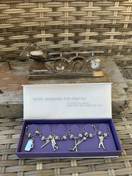 Vintage Hong Kong Club Wine Charms