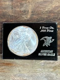 1999 Uncirculated American Silver Eagle Dollar 1 Troy Oz .999 Fine Silver Coin