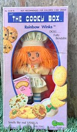 Vintage 1981 Rainbow Winks COOKY BOX Doll