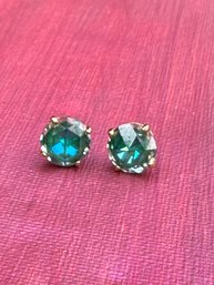 Vintage Solitaire Jewel Earrings