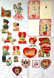 Lot Of Vintage Valentines Ephemera (A)