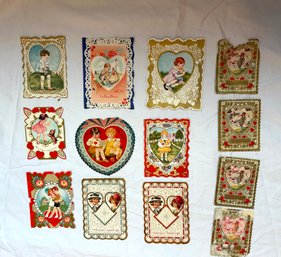 Lot Of Vintage Valentines Ephemera (C)