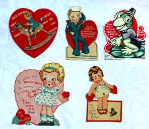 Lot Of Vintage Valentines Ephemera (D)