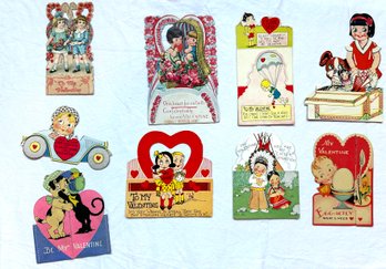 Lot Of Vintage Valentines Ephemera (E)