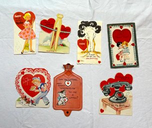 Lot Of Vintage Valentines Ephemera (F)