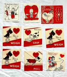 Lot Of Vintage Valentines Ephemera (h)