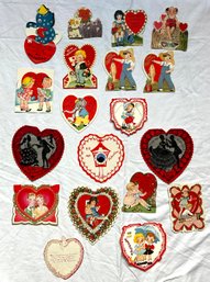 Lot Of Vintage 1930s/40s Valentines Ephemera (I)