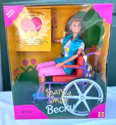 ( B3)  1996 Special Edition Share A Smile Becky Barbie Doll 15761