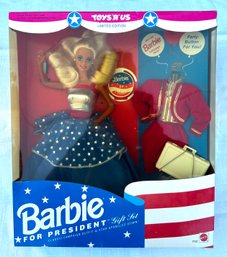 ( B11) 1991 Limited Edition 'Toys R Us' Barbie For President Gift Set 3722