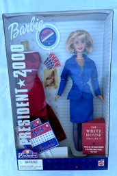 ( B14) 1999 T'R'U Exclusive Barbie For President 2000 Doll 26288