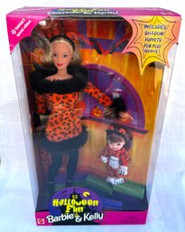 ( B79) 1998 Barbie & Kelly Halloween Fun Set