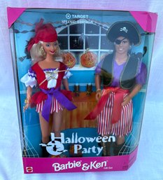 ( B189) 1998 HALLOWEEN PARTY BARBIE & KEN Gift Set 19874