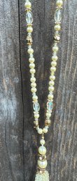 Vintage Custume Jewelry Pearl Necklace