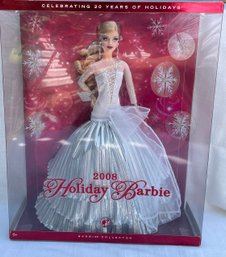 ( B126) 2008 HOLIDAY BARBIE Doll - Barbie Collector Series L9643