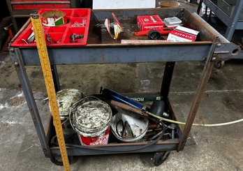 Vintage Mechanics/Garage Metal Cart