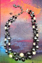 Vintage Beaded Costume Jewelry Necklace