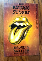 Vintage 1997 The Rolling Stones Merchandise Catalog- Babylon World Tour