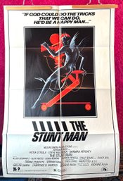 PETER O'TOOLE - Vintage 1980 ORIGINAL' The Stunt Man' Movie Poster