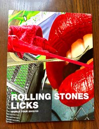 THE ROLLING STONES LICKS WORLD TOUR 2002/03 CONCERT PROGRAM BOOK