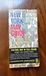 Vintage Herman Bollman Bird's Eye-view New York City Map By American Airlines New York City