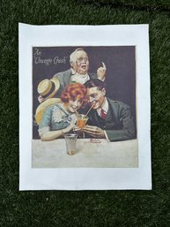 Norman Rockwell An 'Orange Crush' - Print