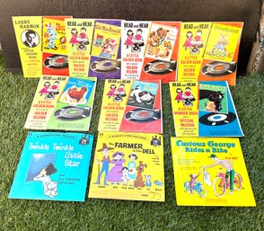 Vintage Read And  Hear Storybook Record Lot