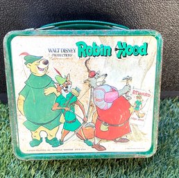Vintage 1960s Walt Disney Robin Hood Lunchbox