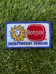 Vintage BORDEN (Dairy) Independent Vendor Patch