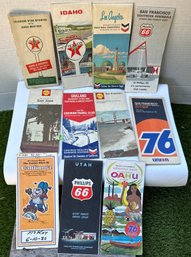 Vintage Gas Station Maps