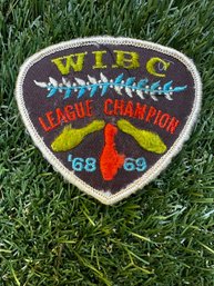 Vintage Womens Bowling Patch WIBC 1968-69 League Champion