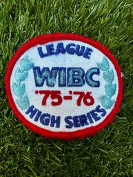 Vintage Womens Bowling Patch WIBC 1975-76 League Champion