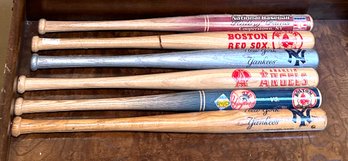 Lot Of Souvenir Wooden Mini Baseball Bats