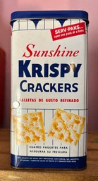 Vintage Sunshine Krispy Saltines Tin