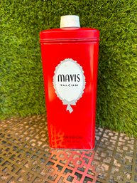 Vintage Mavis Powder Tin