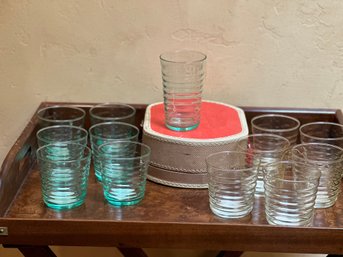 Lot Of Ribbed Glasses (nWT)