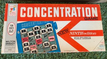 Vintage 1966 CONCENTRATION Board Game