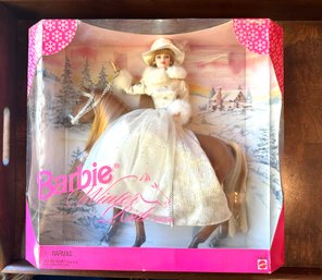 1998 BARBIE Winter Ride Gift Set  (NIB)