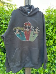 Swarovski Jeweled Power Puff Girls Sweatshirt By Original Works NYC