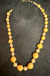 Vintage 1950s Beaded Necklace