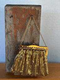 Vintage Whiting & Davis Gold Mesh Purse