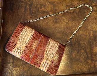 Vintage Crocodile Crossbody Purse