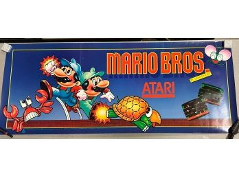 Atari Mario Bros Arcade Poster