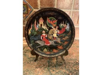 Tianex 1990 Russian Legends And Fairytales 7.5' Collectors Plate By Bradford Exchange