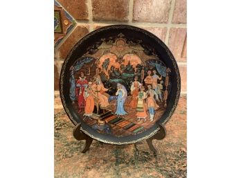 Tianex 1990 Russian Legends And Fairytales 7.5' Collectors Plate By Bradford Exchange